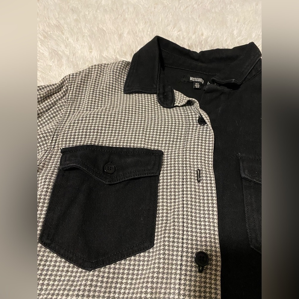 Misguided Colorblock Jean Jacket - image 2